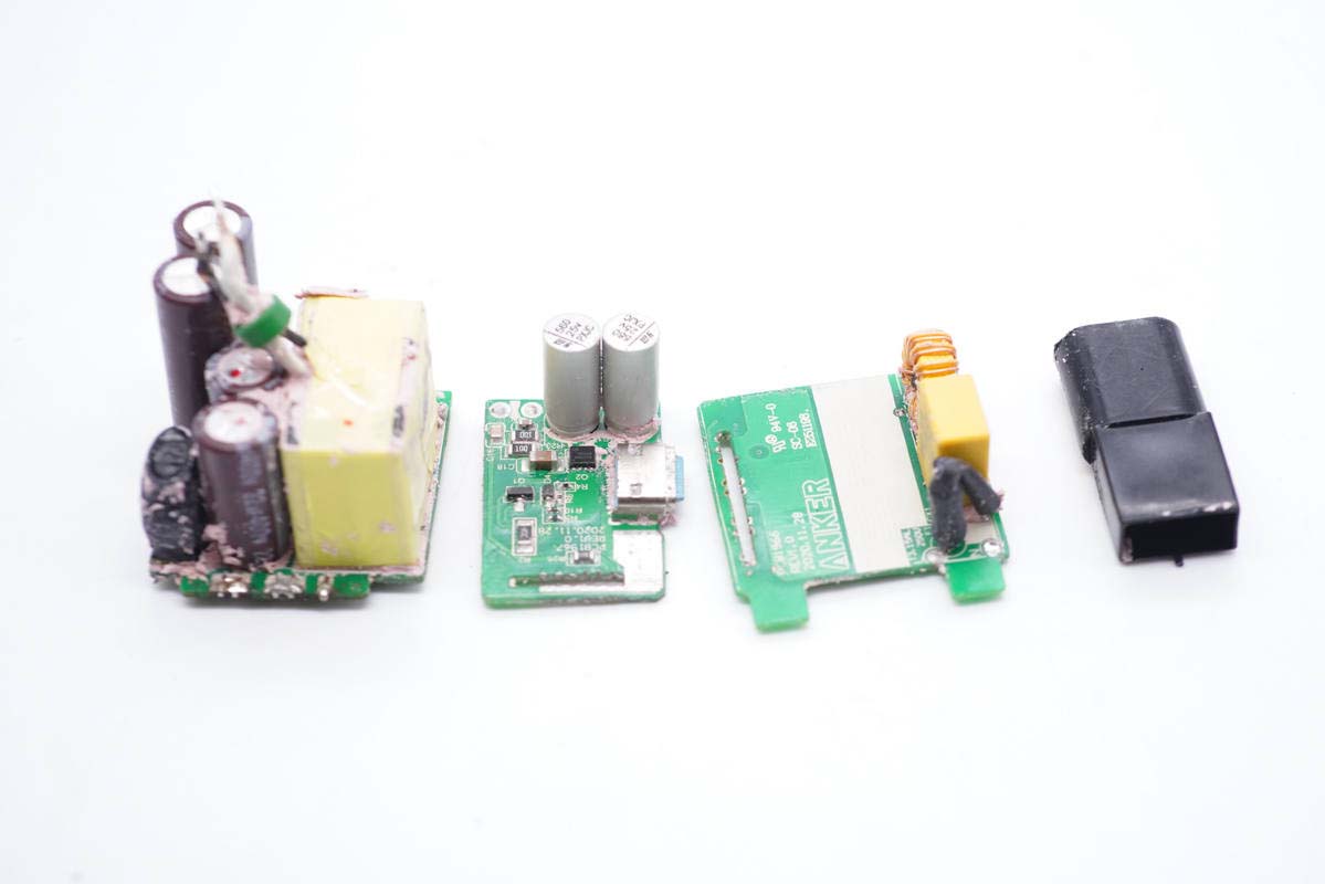 氮化镓快充拆解,双口快充头65w氮化镓拆解