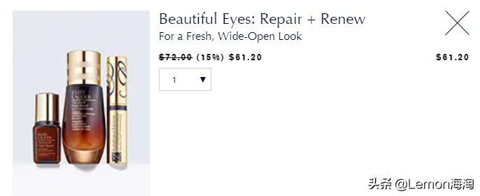 雅诗兰黛礼盒套装小棕瓶限量款,雅诗兰黛套装799元