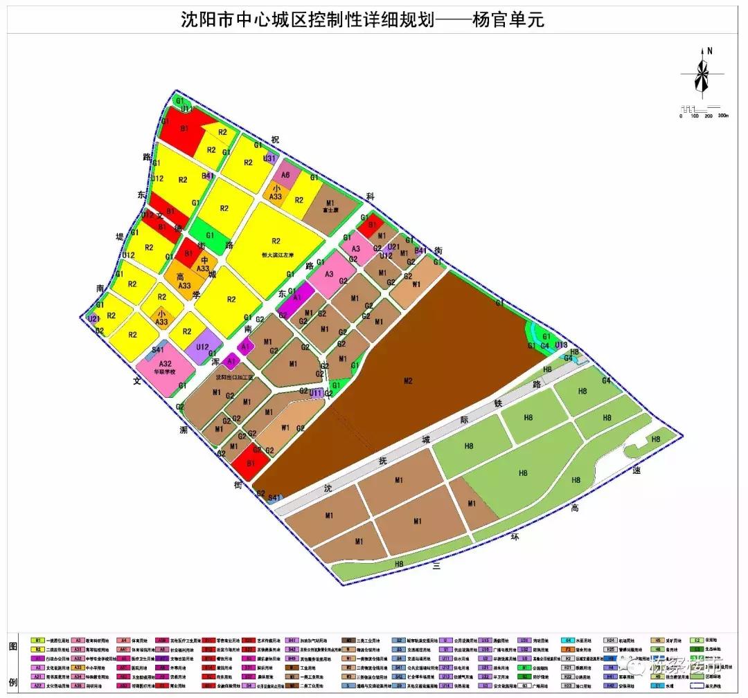 浑南中心城区十大板块未来规划图公示
