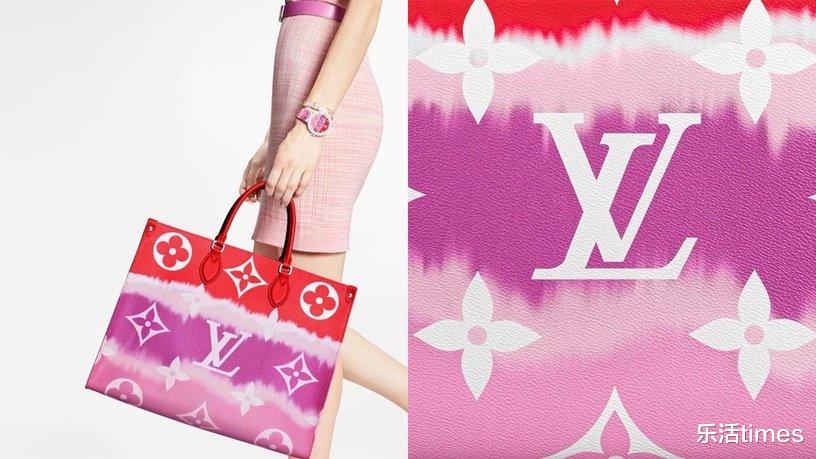 lv夏季扎染限定包,lv夏季新款蓝色扎染