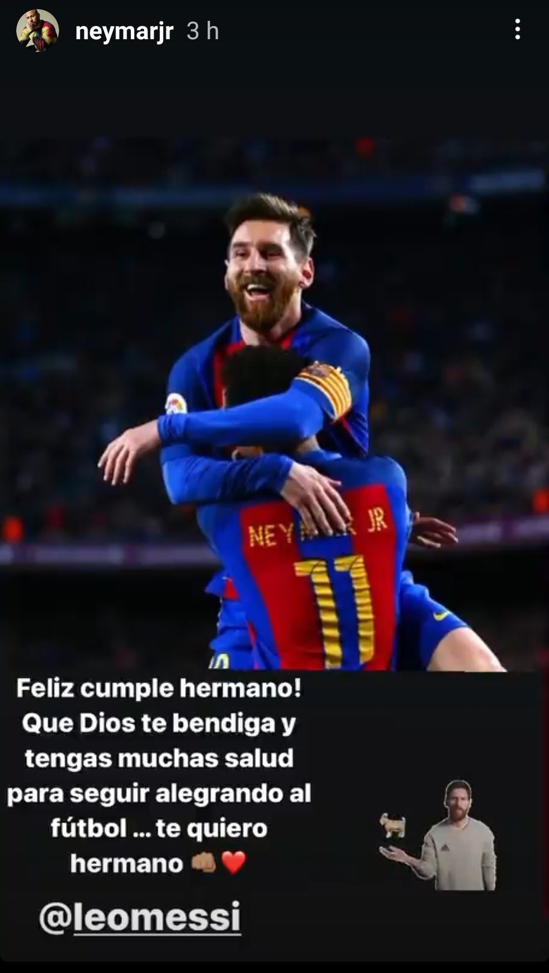 巴萨生日祝福,巴萨官方祝福梅西世界杯了么