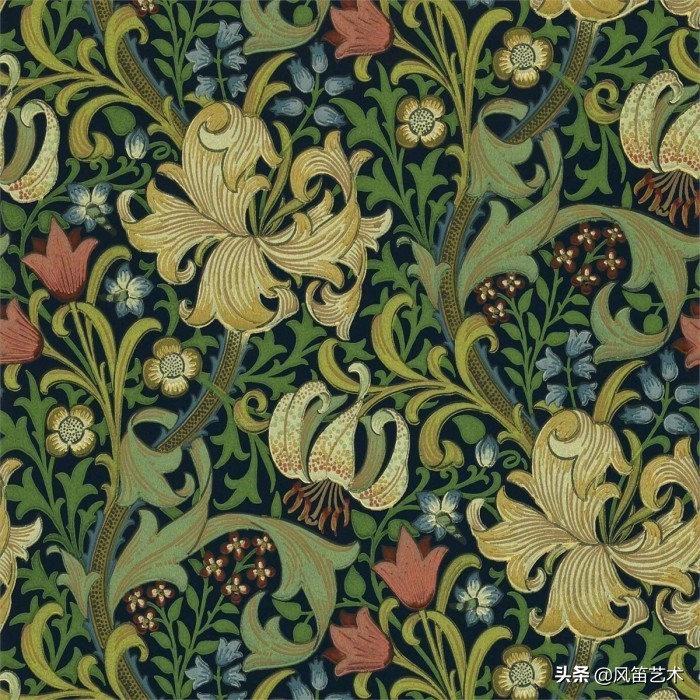“图案之王”威廉·莫里斯，成就跨越百年的时尚