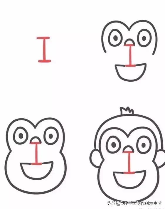 简笔画超简单步骤3笔,简笔画超简单教程