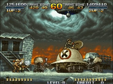 街机合金弹头boss大全,合金弹头2双人同屏恐怖彩蛋