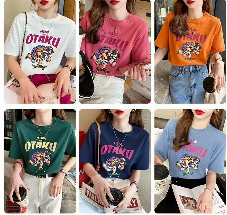 夜市摆摊卖t恤100件货,地摊女装t恤价格