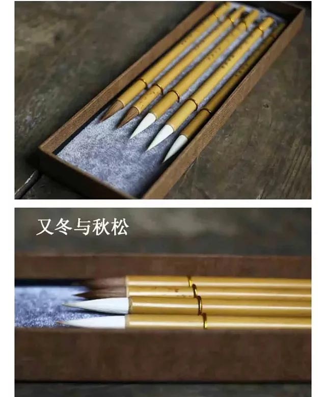 不过100元的毛笔还是不错的！花这点钱买5支不心疼，能写3000字