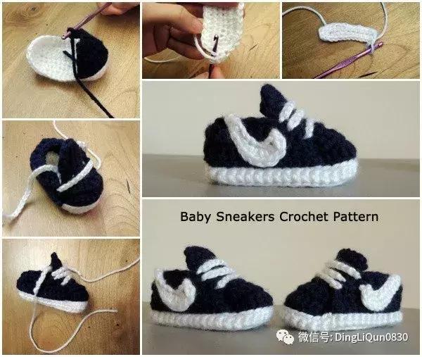 钩编鞋教程,成人鞋子的钩编视频教程