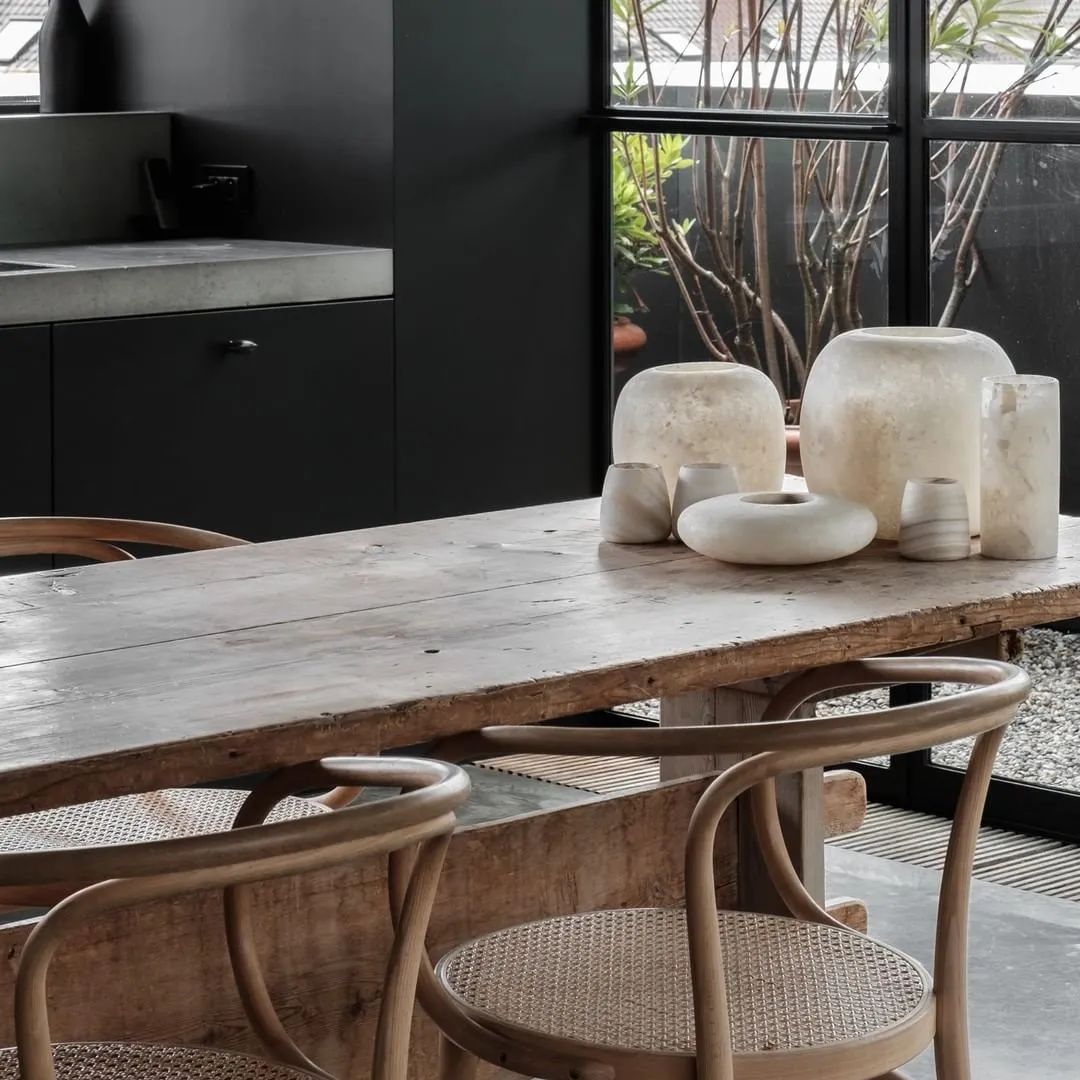 原木风打造,法式复古藤编椅