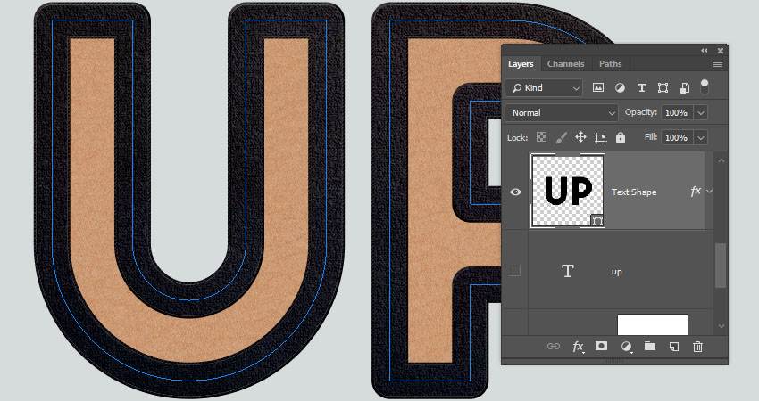 ps怎么做创意字体描边,ps鞋带花边怎么设计