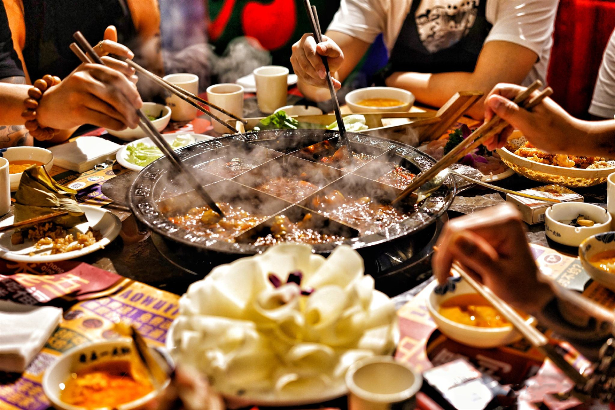 重庆火锅适合烫的素菜,重庆火锅吃火锅的顺序