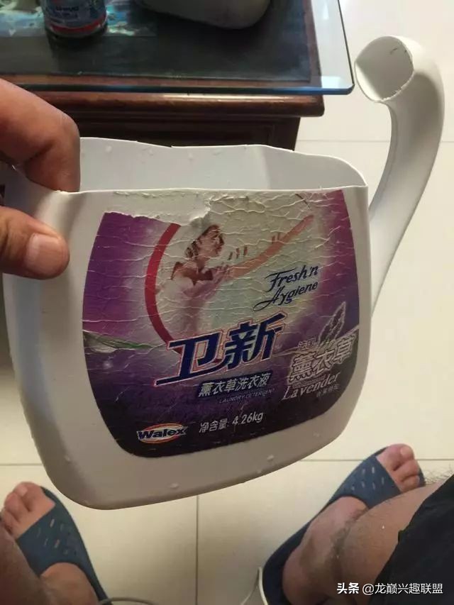 垃圾桶旁边的四方鱼缸，捡回去养了一缸金鱼，别说还挺不错