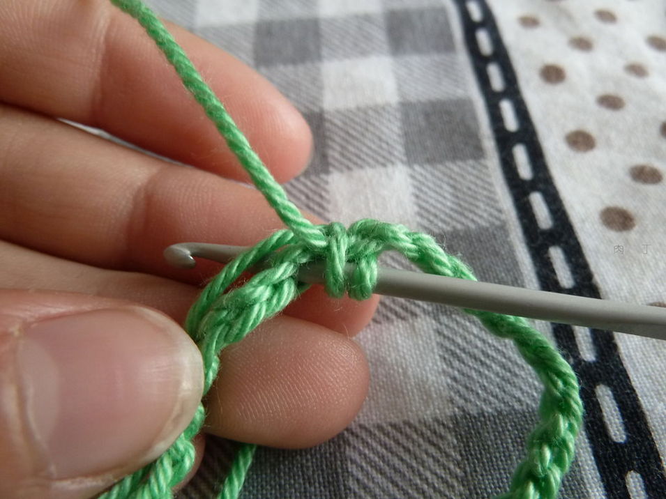 钩织护指套教程,半指分指手套钩织教程
