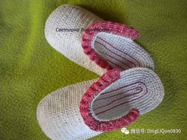 塑料袋编拖鞋,毛线编织浴花袋