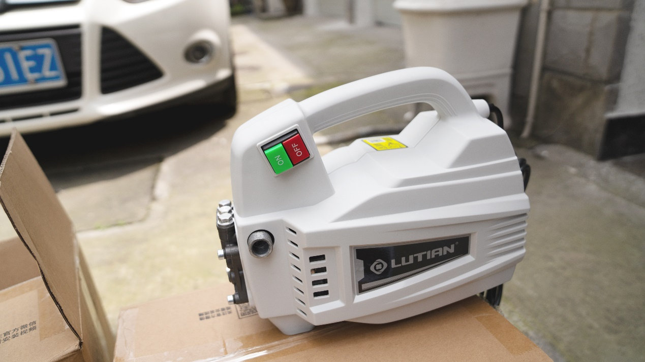 绿田无线洗车机开箱测评,绿田lutianp4测评