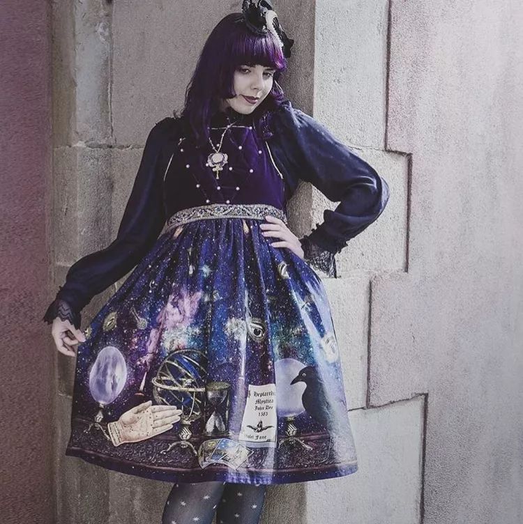 露锁骨洛丽塔洋装,洛丽塔复古洋装