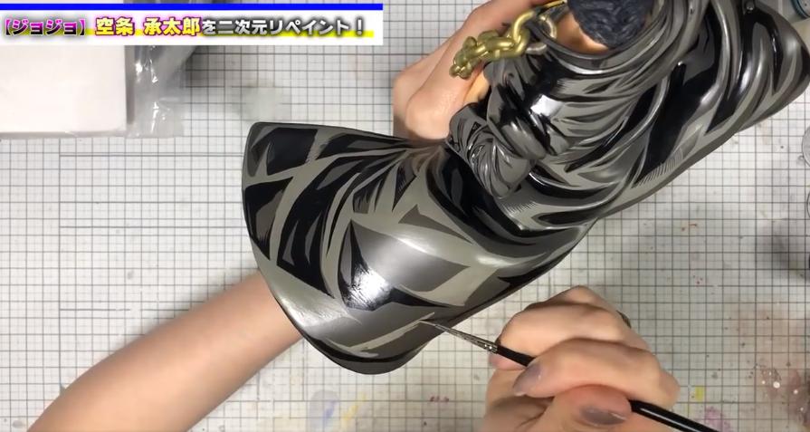 空条承太郎手办改造,承太郎手办黑白漫画版