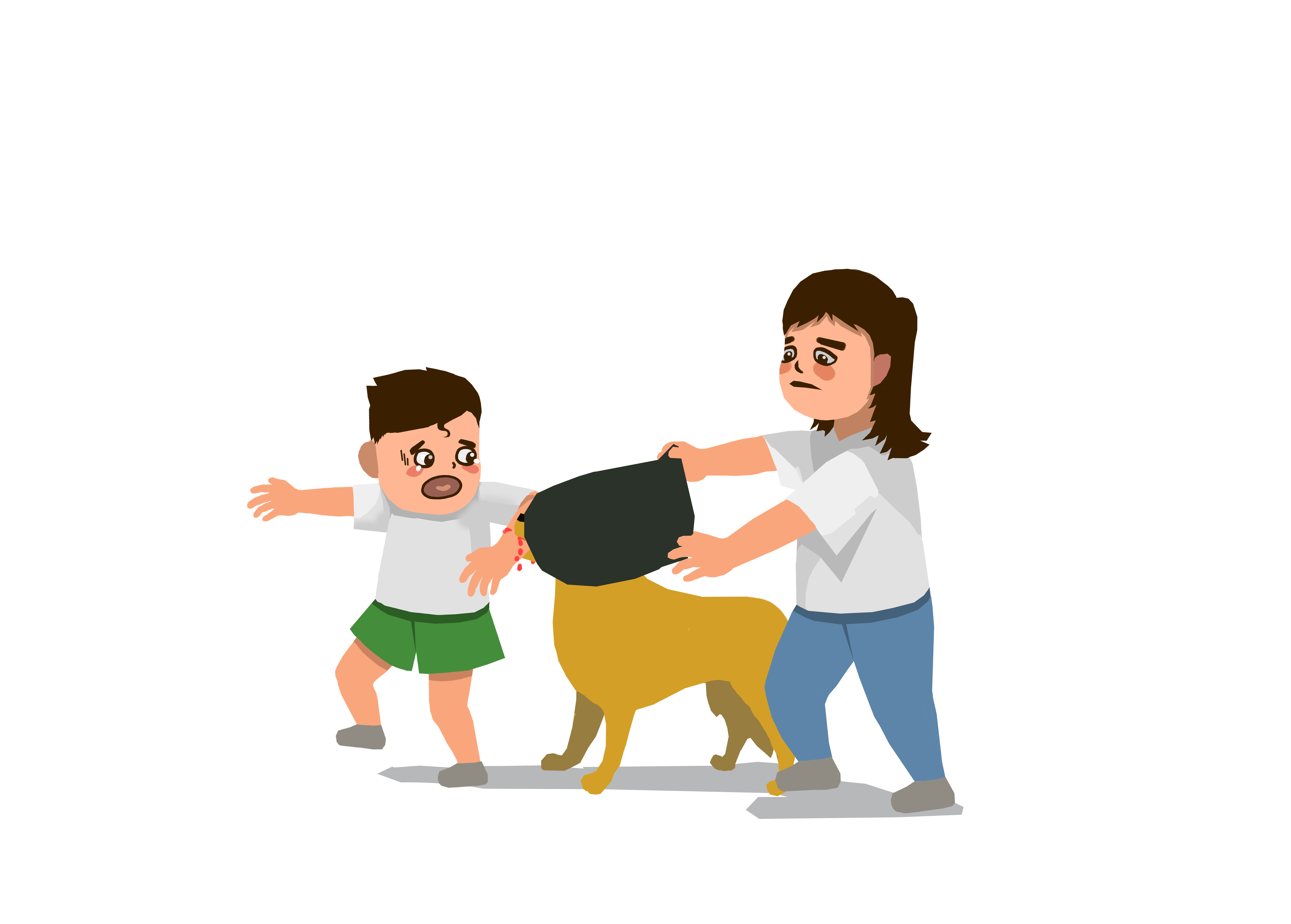 告诉孩子遇到狗咬三个自救的方法,孩子被狗狗咬了去哪里看