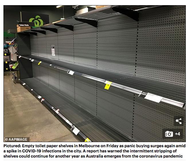 疯狂囤货的朋友们,疯狂囤货的澳大利亚人你们还好吗