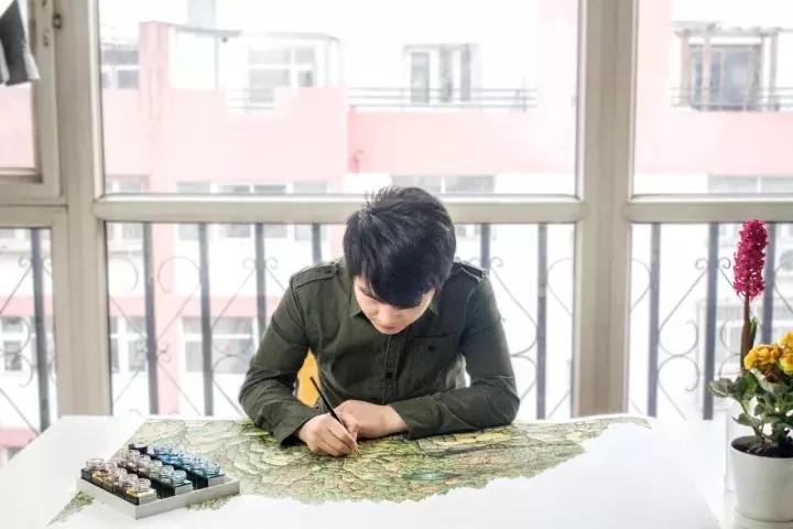 小央美水墨画作品欣赏,小央美人物画