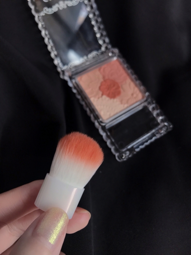 canmake井田2022年限定单色腮红膏,canmake花瓣腮红9号色