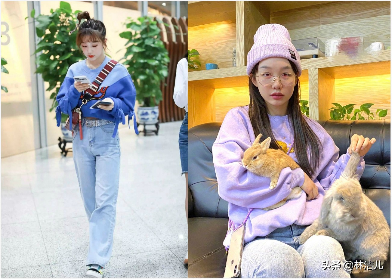 徐梦洁同款韩系发带,徐梦洁韩系少女