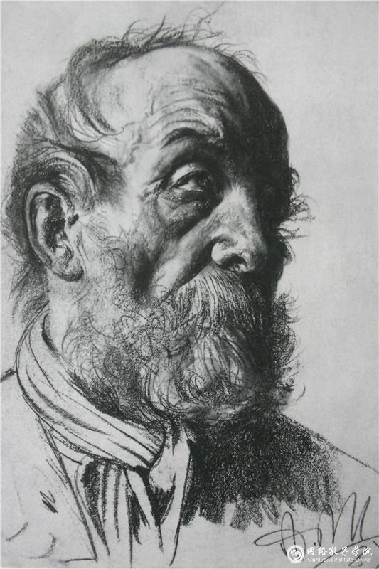 门采尔素描高清大图,门采尔高清素描风景画