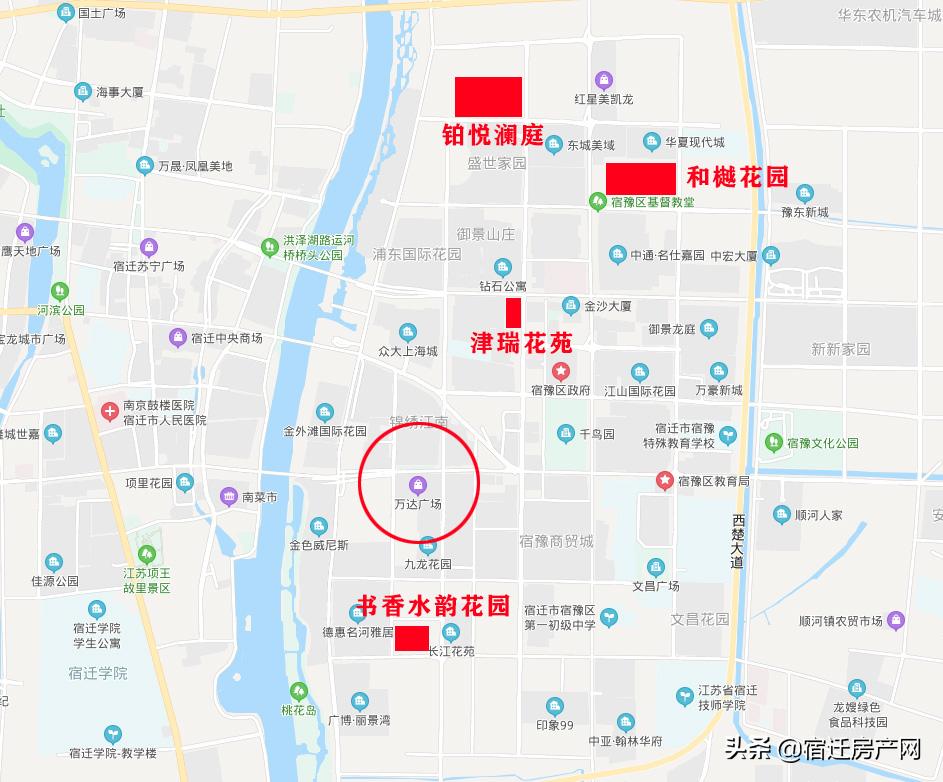 6月宿迁房地产,宿豫核心区最新房价