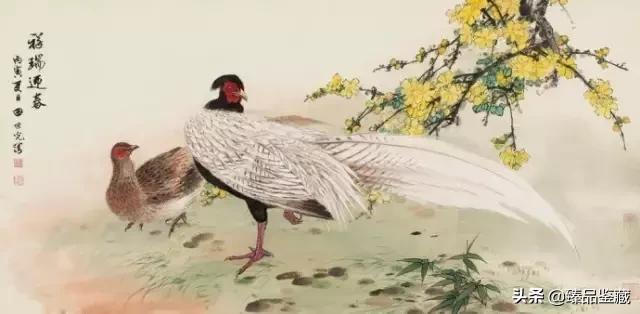 工笔大师田世光,工笔画大师田世光画孔雀好美