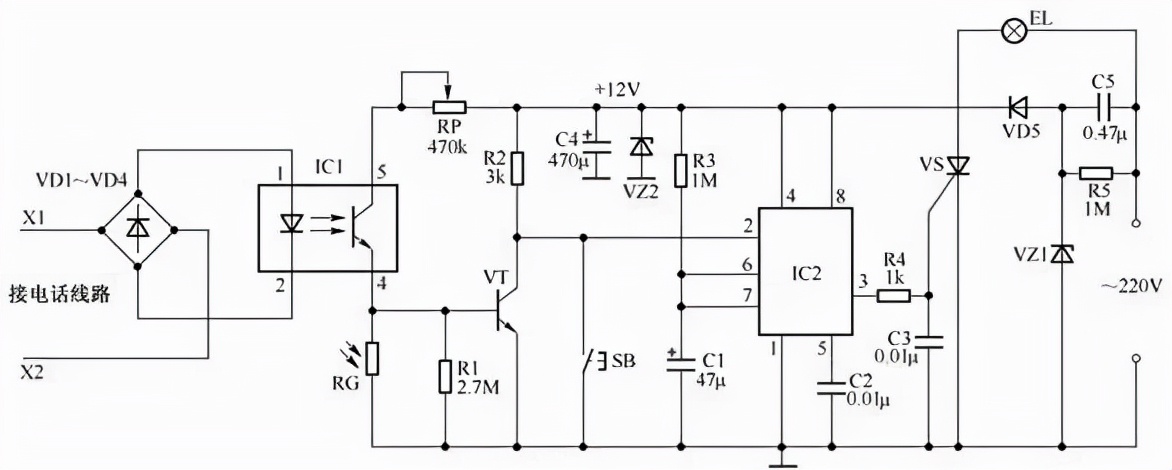 照明双控原理,照明灯双控开关怎么接