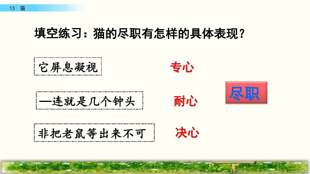 四年级下册语文13课猫课文解析,部编版四年级下册13猫教学视频