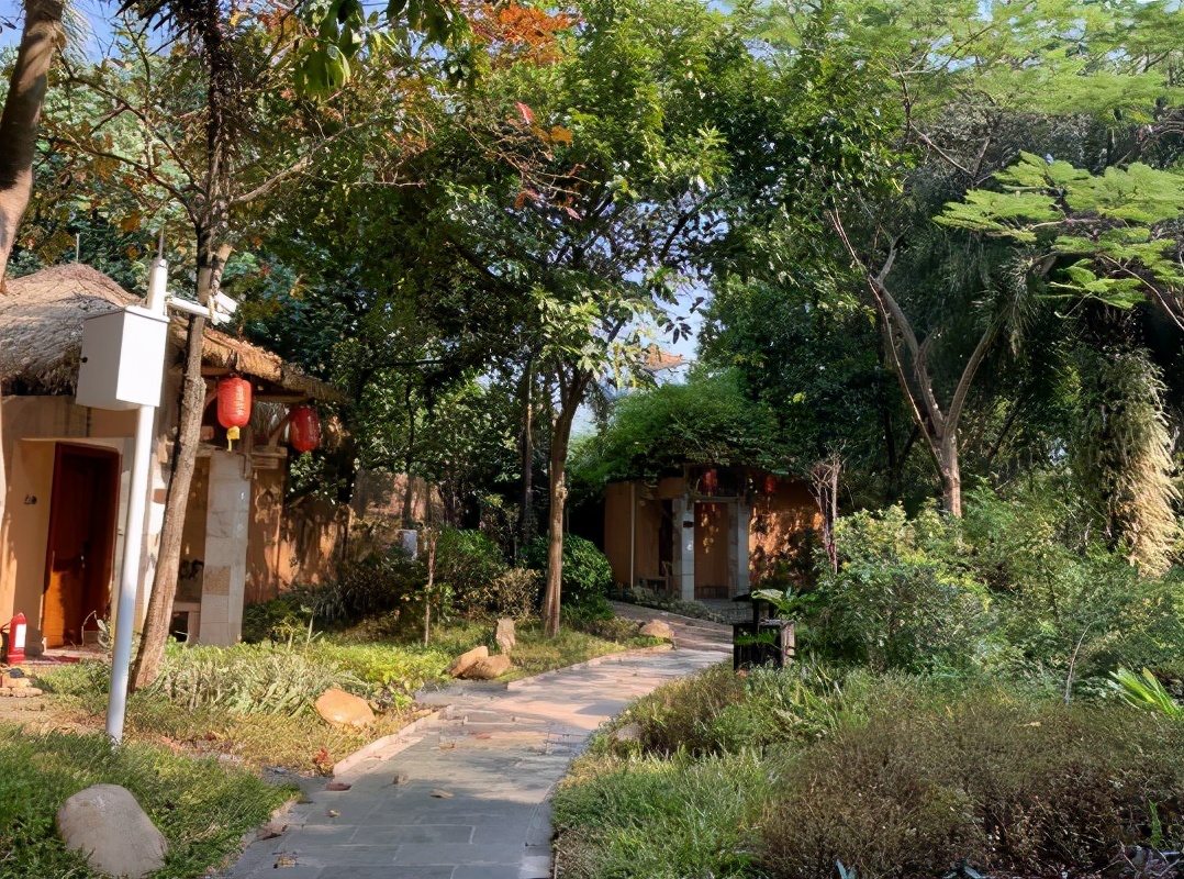 藏在河源爱心岛上的温泉民宿，巴厘岛风情小别墅，私家泡池，惊艳