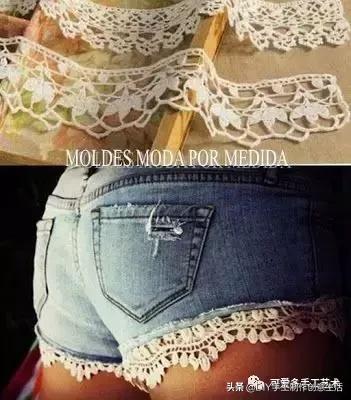 牛仔裤改造小点子,牛仔裤裤脚创意简单改造