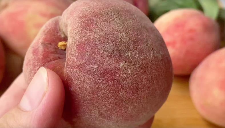 购买桃子的如何挑学会这5个技巧,老瓜农教你挑选桃子