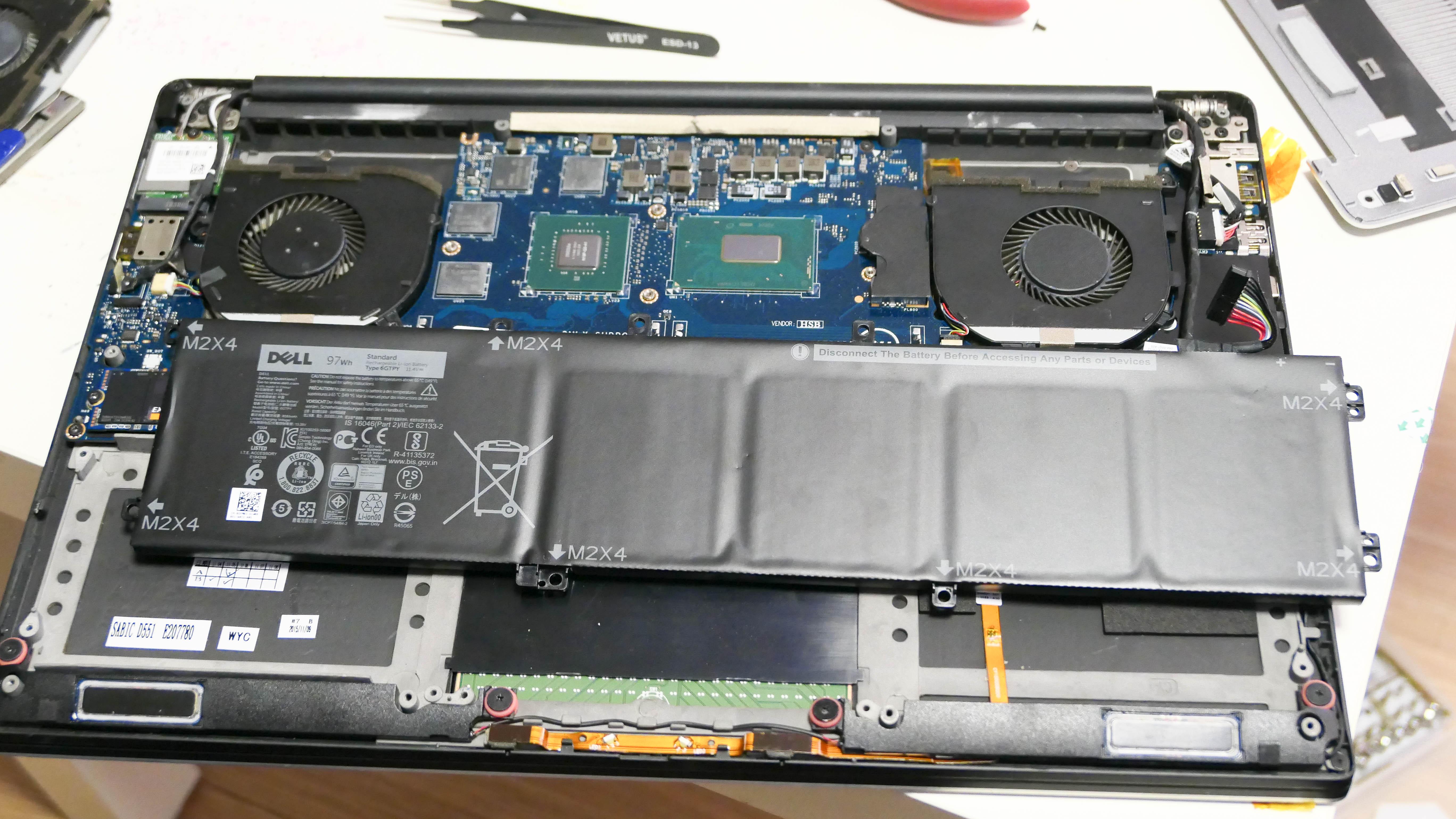 XPS9550升级Precision5530主板实战演习