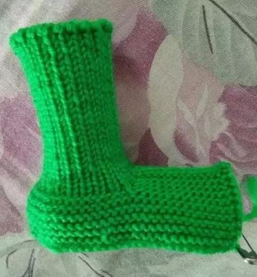 6-12个月宝宝毛线鞋教程,可爱款钩针宝宝鞋