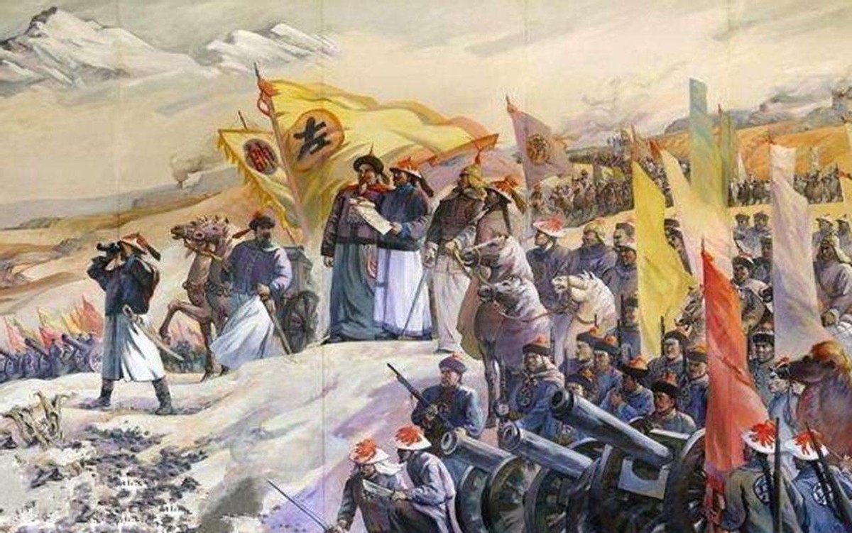 左宗棠收复玛纳斯图片,左宗棠为何收复了新疆