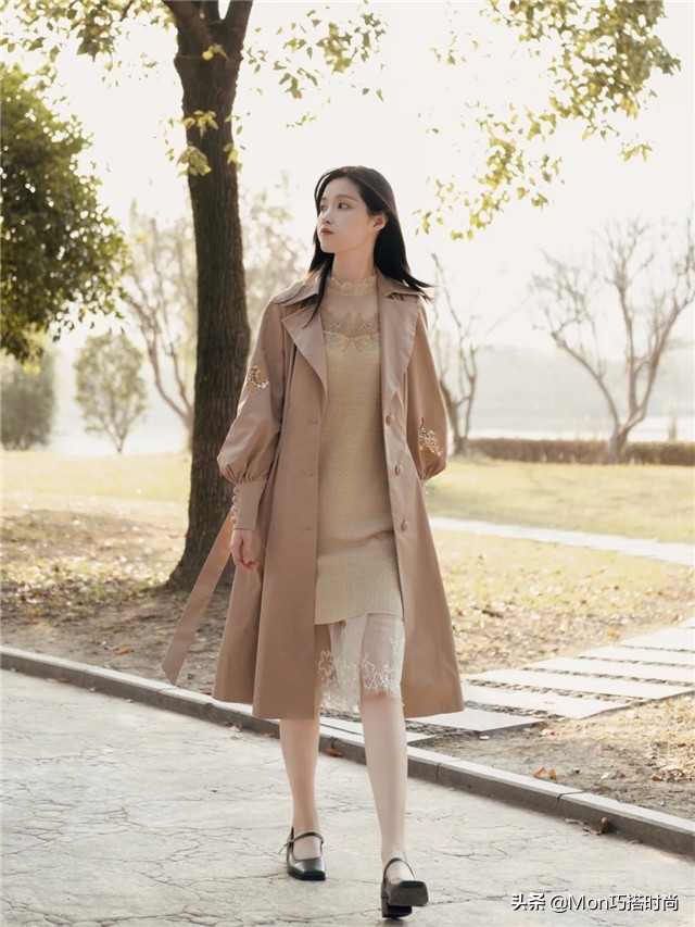 今春穿搭,风衣配色