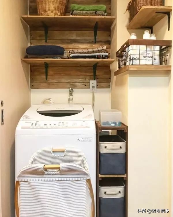 日本洗衣间收纳方法,日本全职主妇收纳技巧