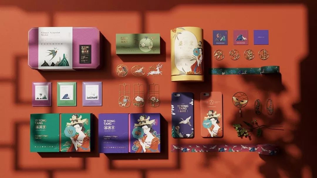 国潮风零食包装设计,极简主义国潮风包装