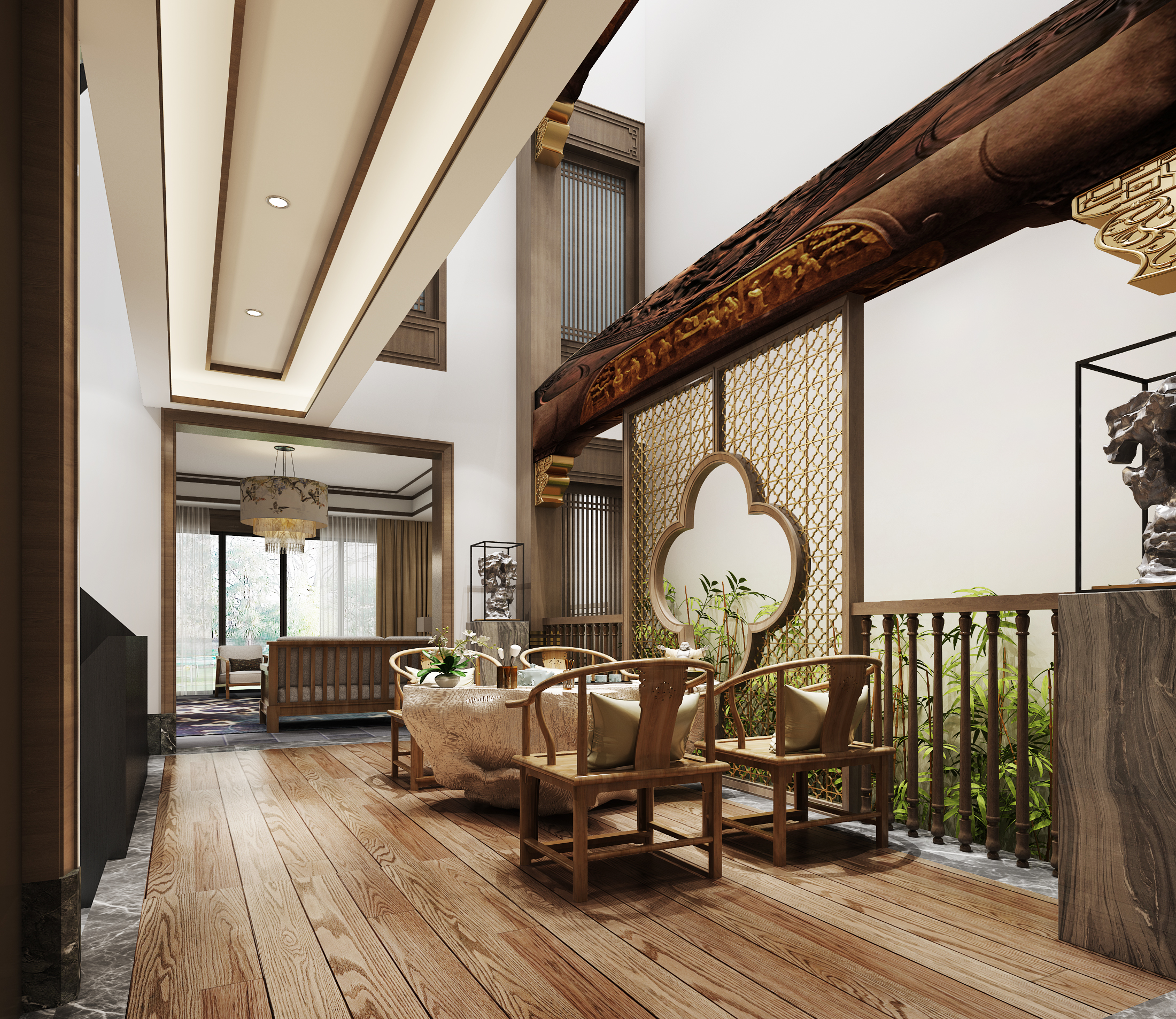 900平米4层别墅,400平别墅侘寂风