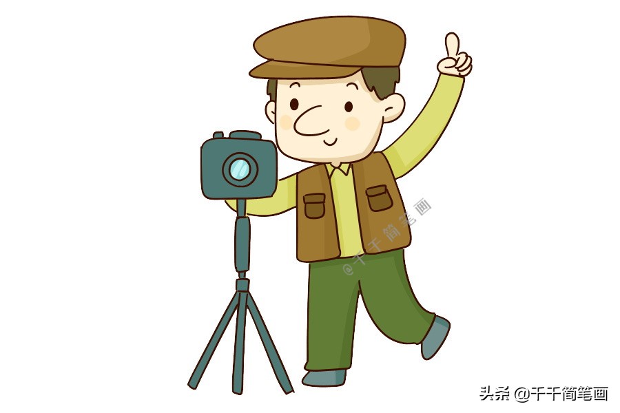 教你画Q版人物,画画手抄报中的q版人物简单教程