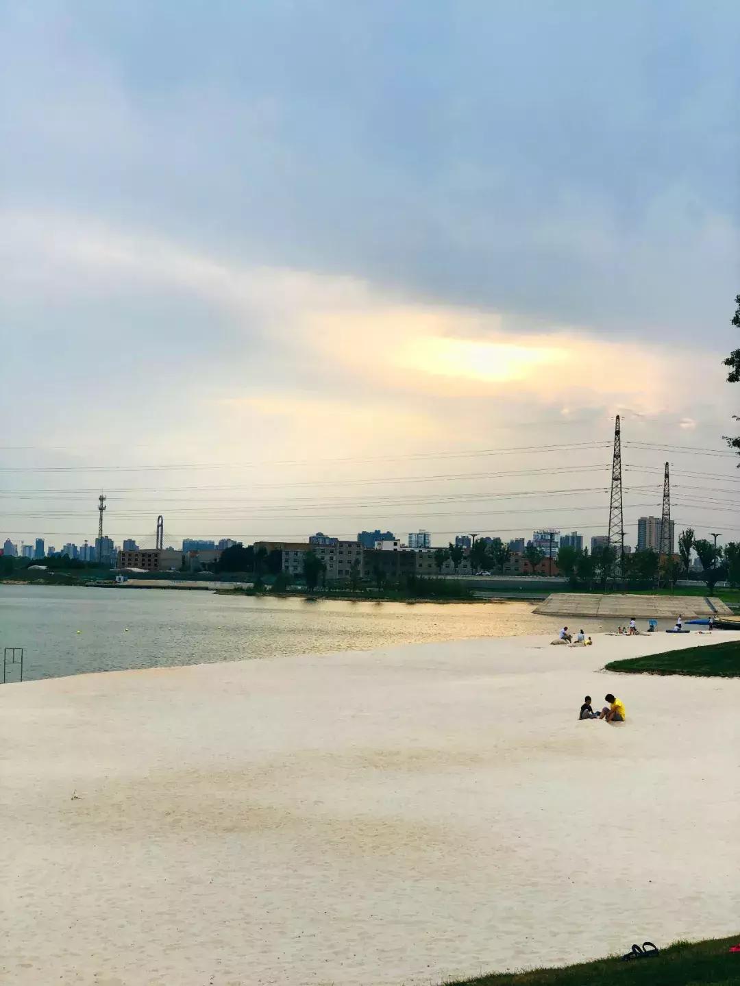 西安又添绝美海滩,西安网红打卡白沙滩