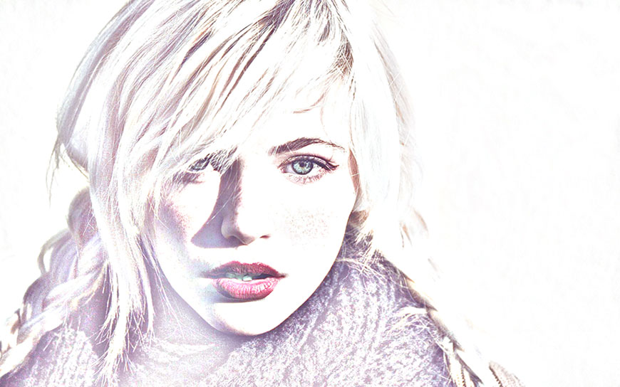 素描人像光影教程,ps人像铅笔素描效果