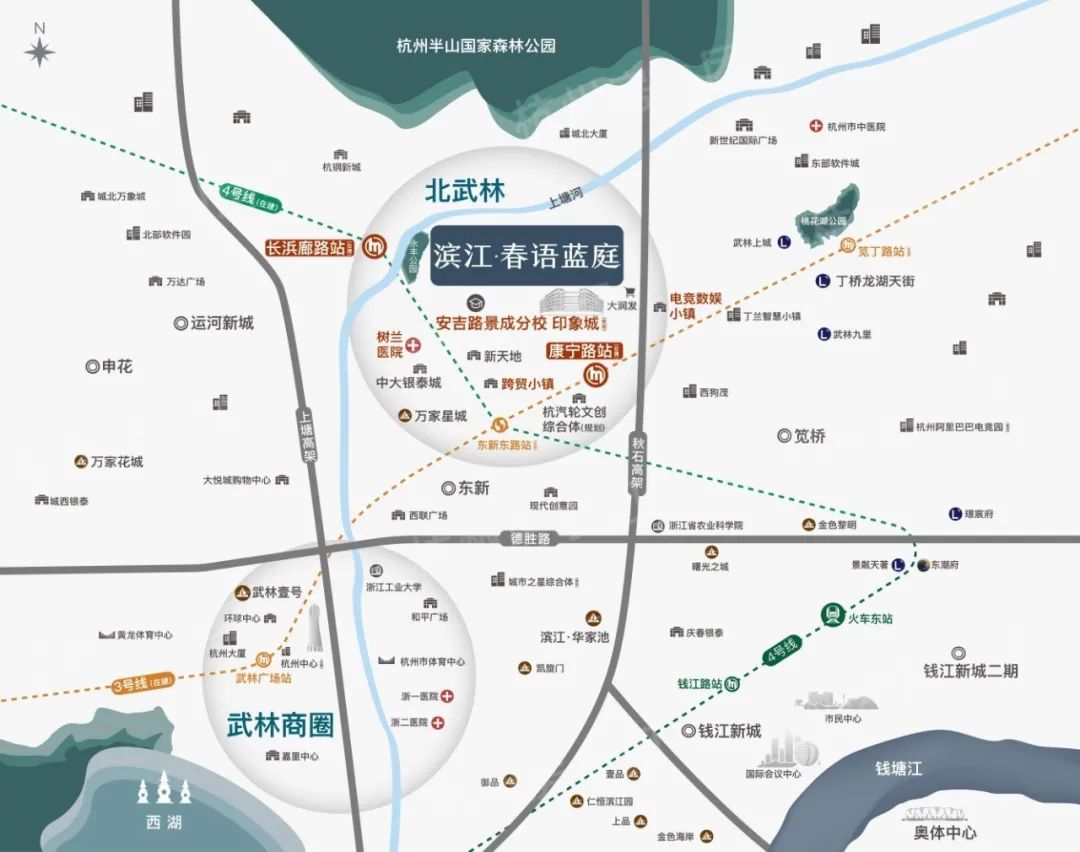 滨江春语蓝庭属于什么板块,滨江春语蓝庭样板房