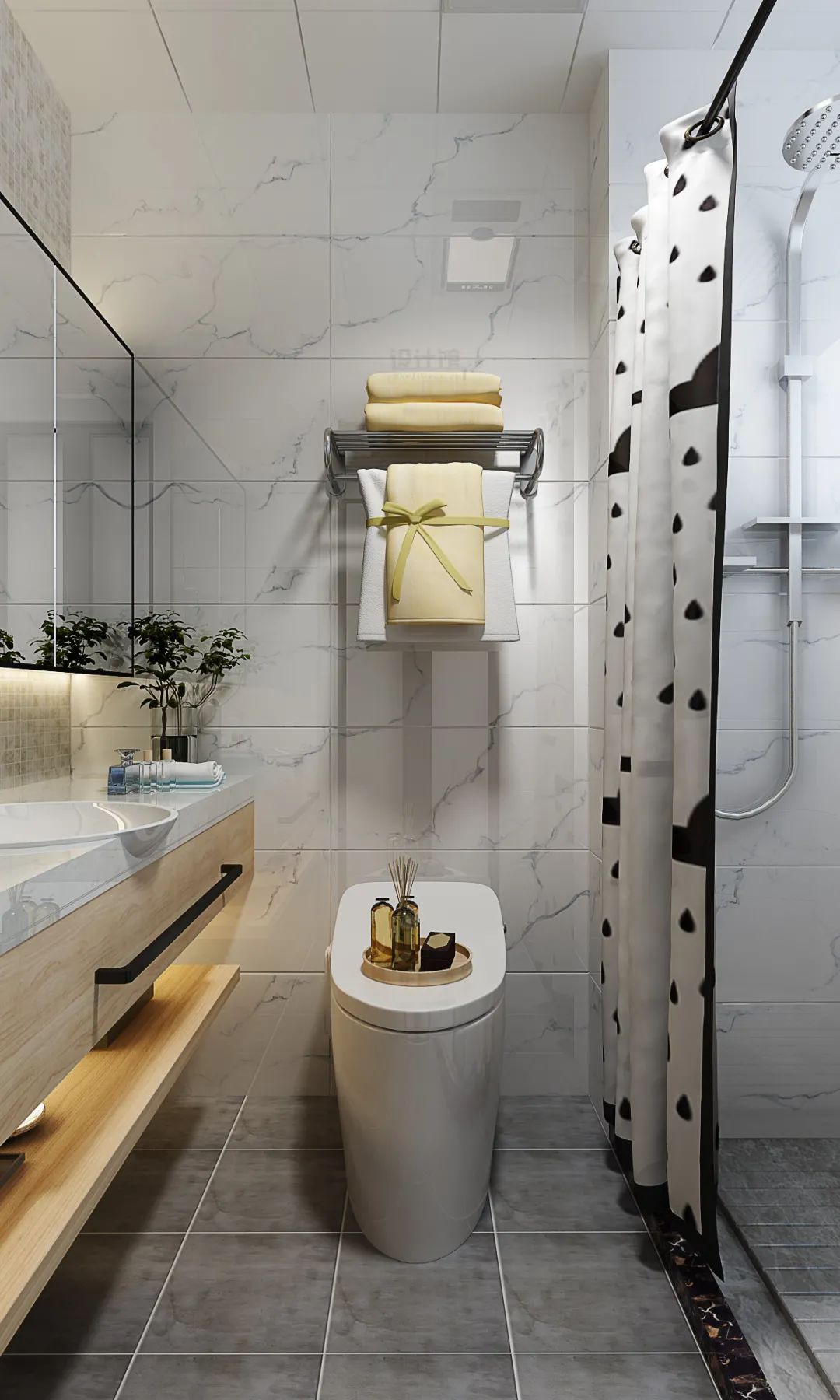 卫生间太小怎么布局长方形,卫生间太小怎么装修比较好看