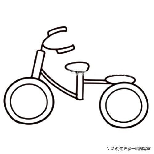 骑自行车的人怎么画简笔画,怎样画自行车简笔画简单又漂亮