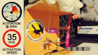 跳伞打不开降落伞,降落伞绳缠绕打不开