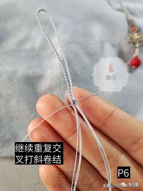 简单易学的手机链制作教程,手机链最新款教程