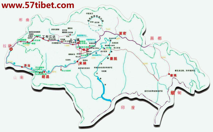 地理中国西藏篇,地理中国西藏林芝