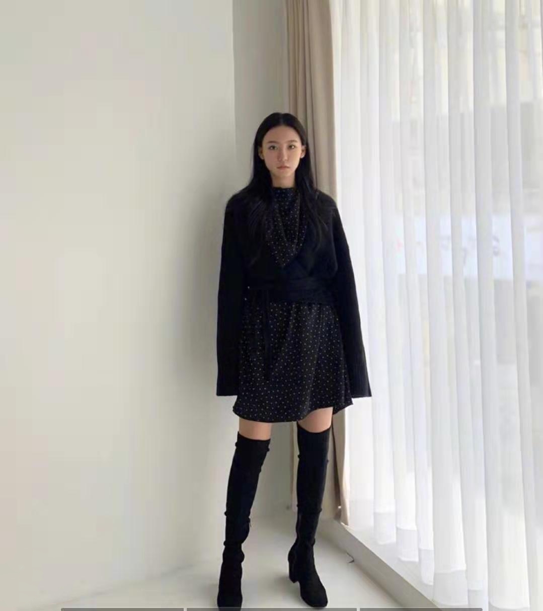 丝袜高跟鞋穿搭高级感,冬季高跟鞋穿搭女生高级感韩系